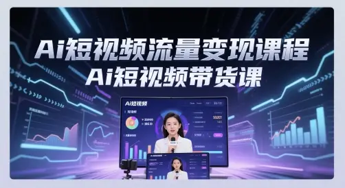 Ai短视频流量变现课程,Ai短视频带货课-创业猫 Ai短视频流量变现课程,Ai短视频带货课-创业猫