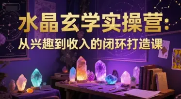 水晶玄学实操营:从兴趣到收入的闭环打造课-创业猫 水晶玄学实操营:从兴趣到收入的闭环打造课-创业猫