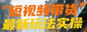 短视频带货最新玩法实操-项目资料商城