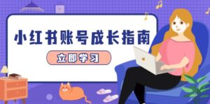 小红书账号成长指南，爆款选题+精准定位+数据分析，系统提升账号变现能力-项目资料商城