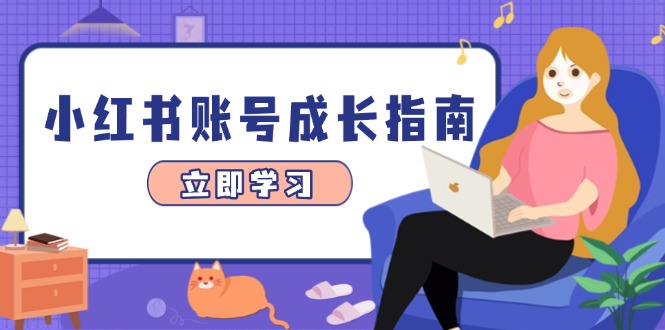 小红书账号成长指南，爆款选题+精准定位+数据分析，系统提升账号变现能力-项目资料商城