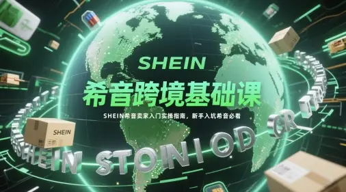 希音跨境基础课，SHEIN希音卖家入门实操指南，新手入坑希音必看-项目资料商城
