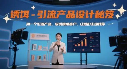 诱饵-引流产品设计秘笈，用一个引流产品，吸引精准客户，让他们主动找你-项目资料商城