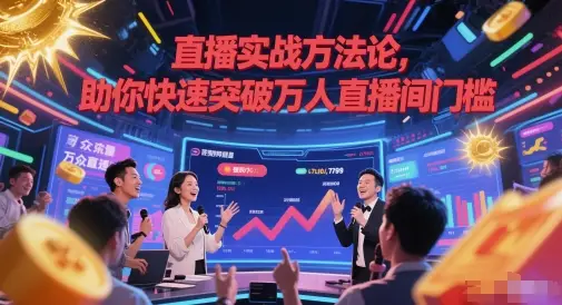 直播实战方法论，助你快速突破万人直播间门槛-项目资料商城