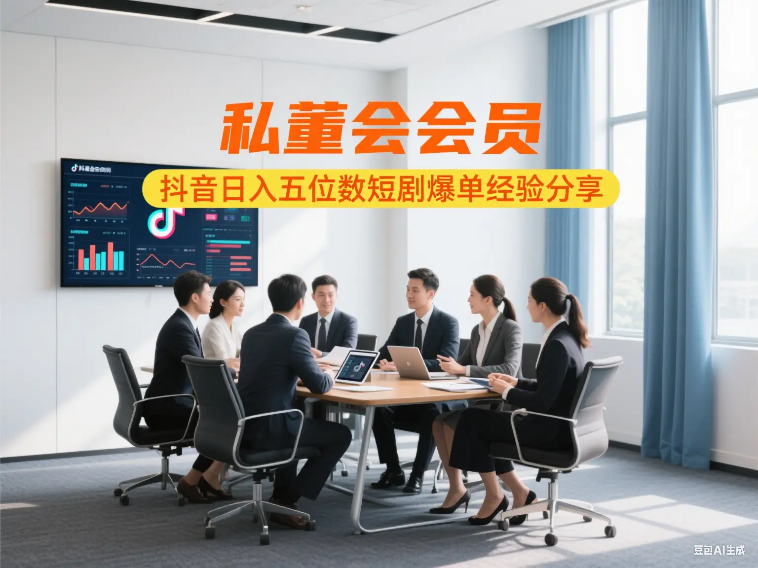 私董会会员 抖音日入五位数短剧爆单经验分享-项目资料商城