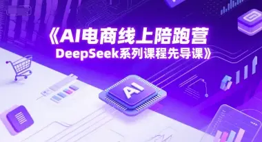 AI电商线上陪跑营，DeepSeek系列课程先导课-项目资料商城