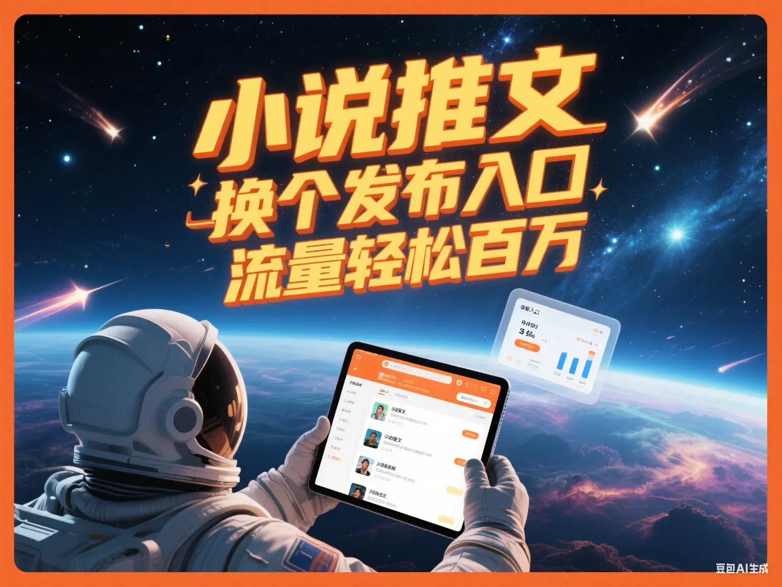 小说推文 换个发布入口 流量轻松百万-项目资料商城