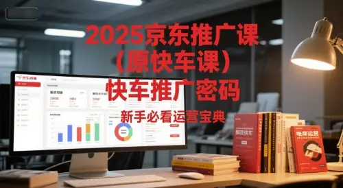 2025京东推广课(原快车课)解锁京东快车推广密码，新手必看运营宝典-项目资料商城