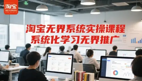 淘宝无界系统实操课程，系统化学习无界推广-项目资料商城