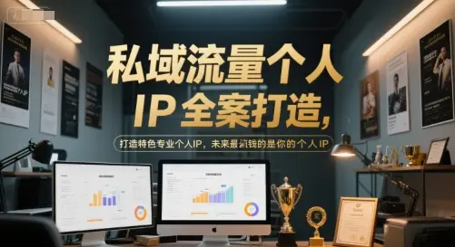 私域流量个人IP全案打造，打造特色专业个人IP，未来最值钱的是你的个人IP-项目资料商城