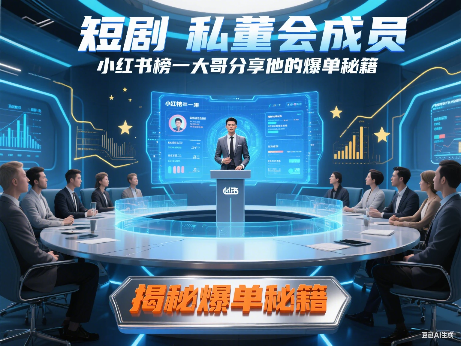 【精】短剧 私董会成员 小红书榜一大哥分享他的爆单-项目资料商城