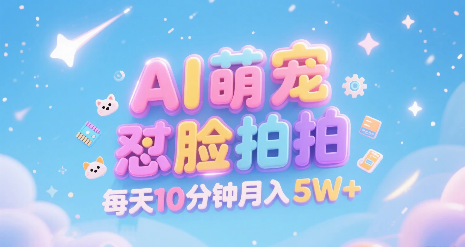 【精】AI萌宠怼脸拍 萌宠赛道 精准高客单   每天十分钟 附提示词文案库  代替做素材 卖提示词 卖虚拟资料  卖宠物产品 做宠物私人定制产品  带徒弟 带陪跑 卖课  创作者分成 月入5W+-项目资料商城
