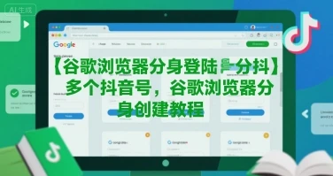 谷歌浏览器分身登陆多个抖音号，谷歌浏览器分身创建教程-项目资料商城