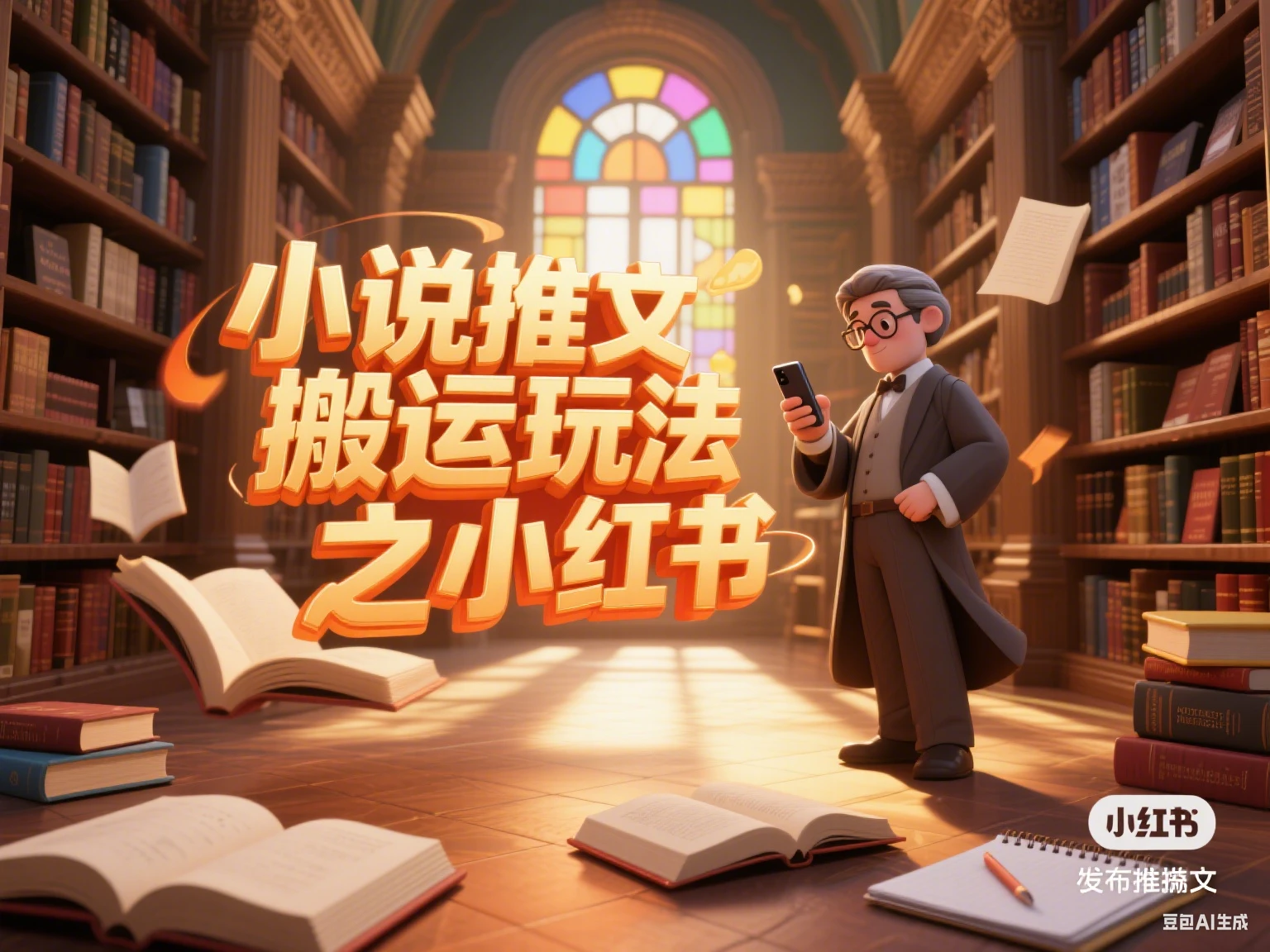 小说推文搬运玩法之小红书-项目资料商城