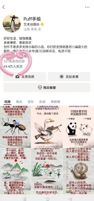 Puff手绘视频号分成项目，三天过分成计划，简单易上手，适合新手-创业猫