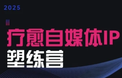 【精】2025治愈自媒体IP训练营，专为疗愈领域从业者打造-项目资料商城