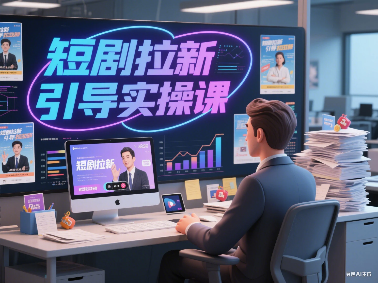 短剧拉新 引导实操课-项目资料商城