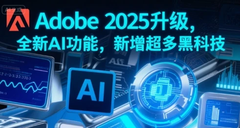 Adobe 2025升级，全新AI功能，新增超多黑科技-项目资料商城