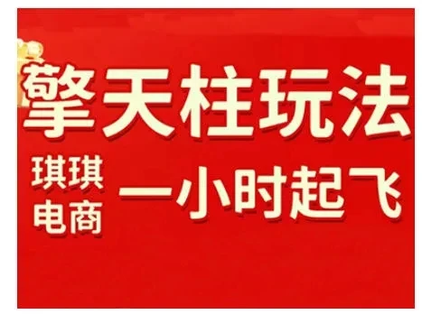 【精】拼多多擎天柱玩法，从起链接逻辑、直通车考核、裂变商品等实操维度，教你快速起店且稳定获流（更新2026）-项目资料商城