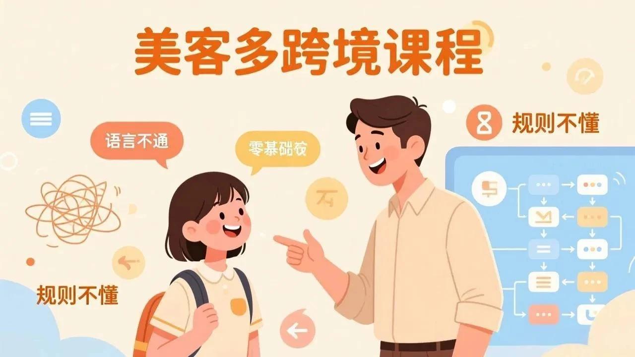 【精】怕语言不通、怕不懂规则？零基础小白也能做的美客多跨境课，手把手带你美客多开店稳赚-项目资料商城