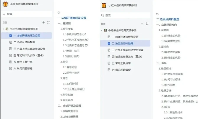 【精】小红书虚拟电商实操手册，3万字保姆级教学，3个月从0賺到1w+-项目资料商城