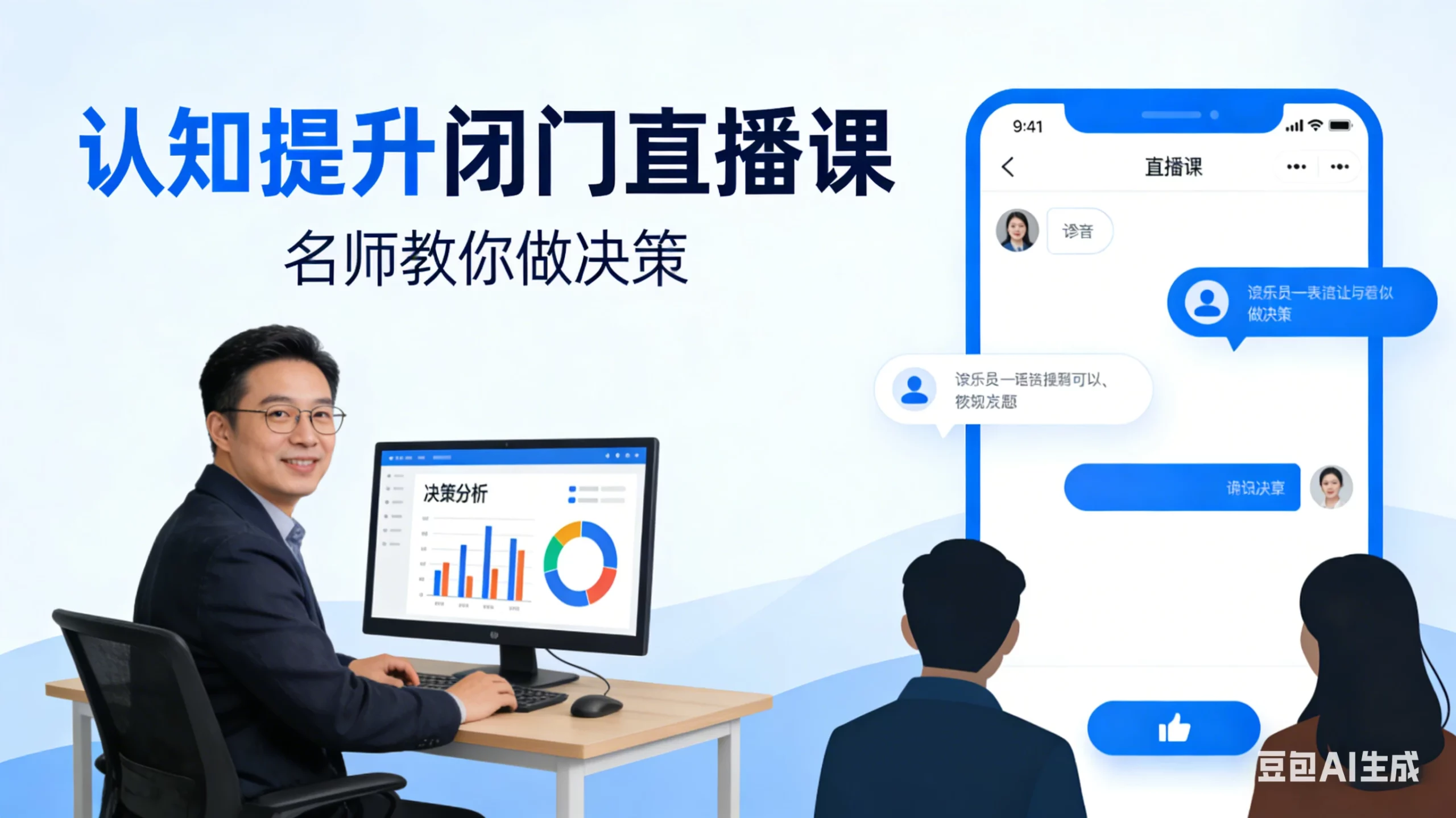 【精】王培霖认知提升闭门直播课，名师教你做决策-项目资料商城