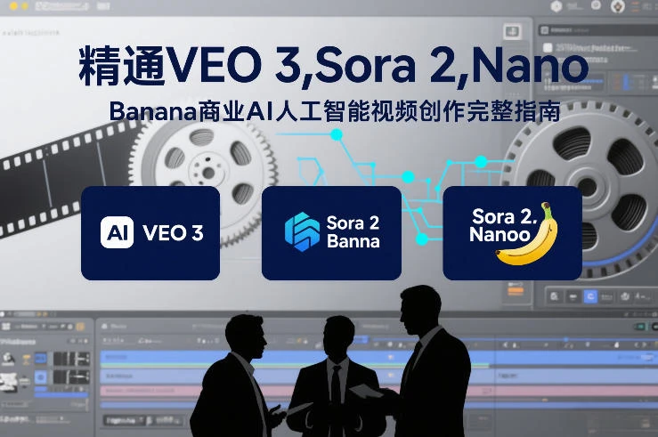 【精】精通VEO 3，Sora 2，Nano Banana商业AI人工智能视频创作完整指南-项目资料商城