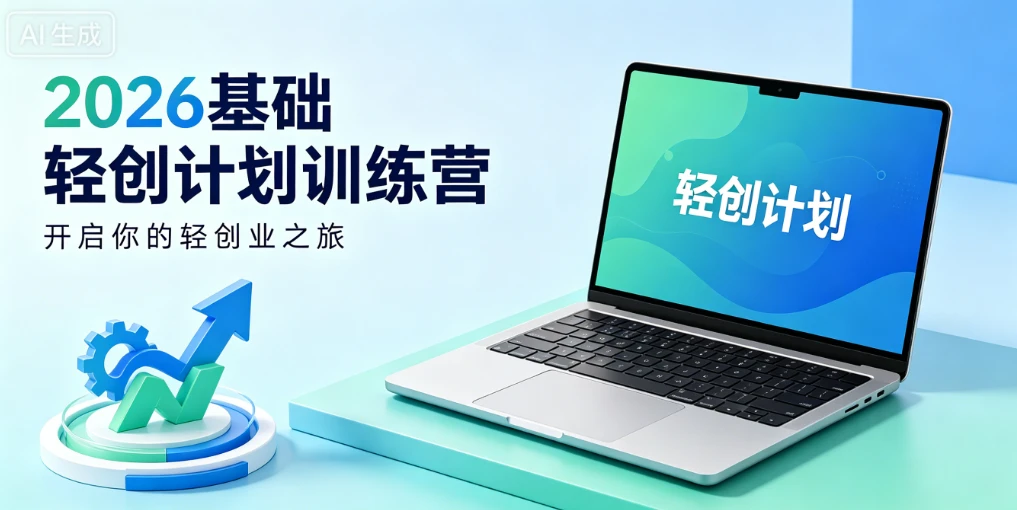 【精】2026基础轻创计划训练营-项目资料商城