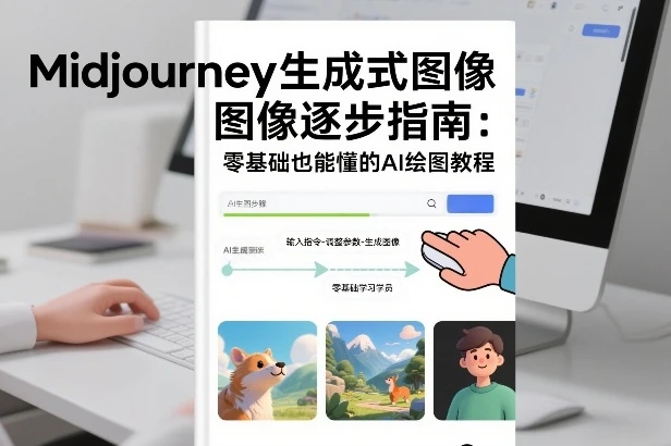 【精】Midjourney生成式图像逐步指南:零基础也能懂的AI绘图教程-项目资料商城