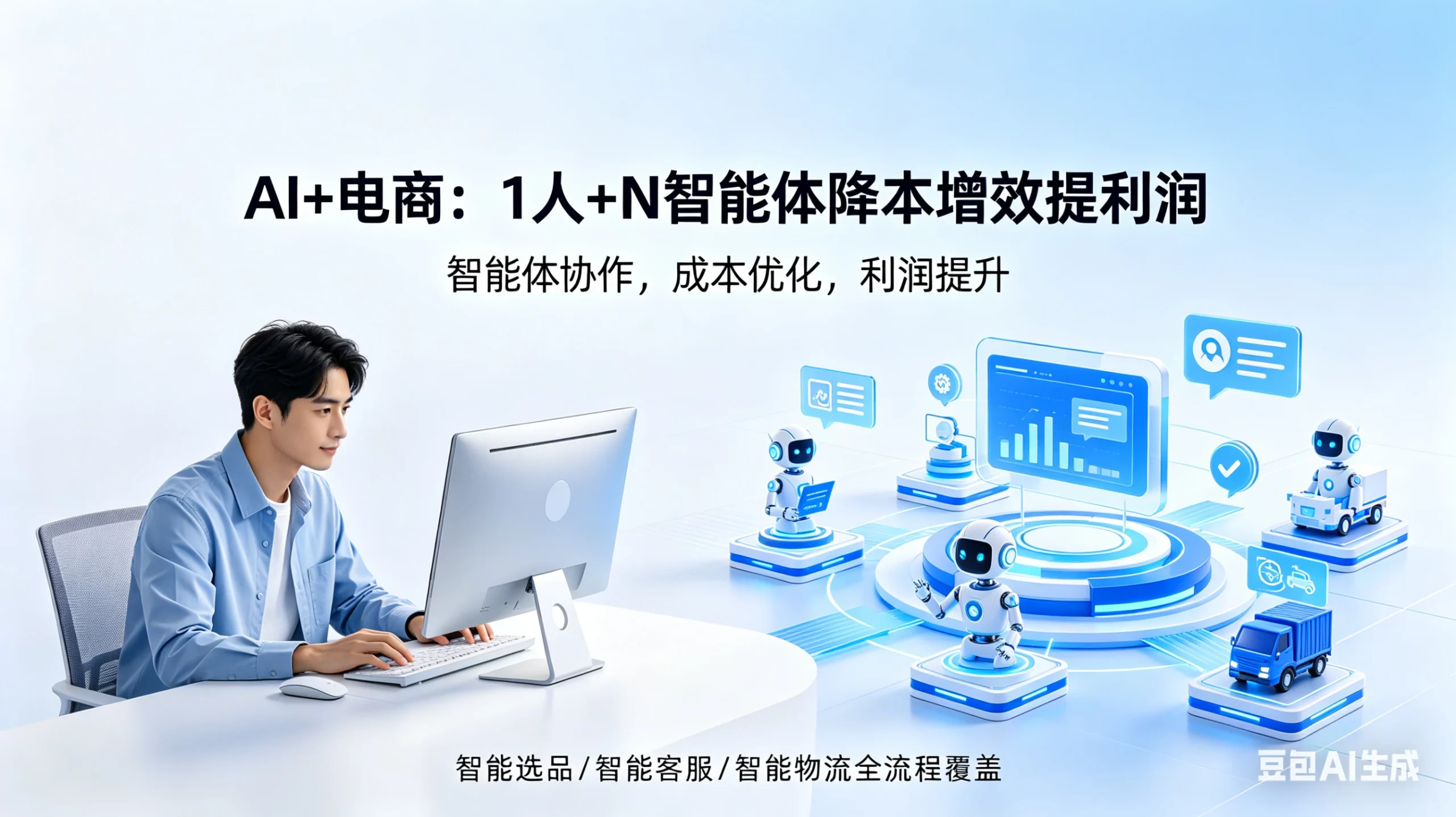 【精】 Al+电商 如何通过1人+N个智能体 降本增效提高利润-项目资料商城