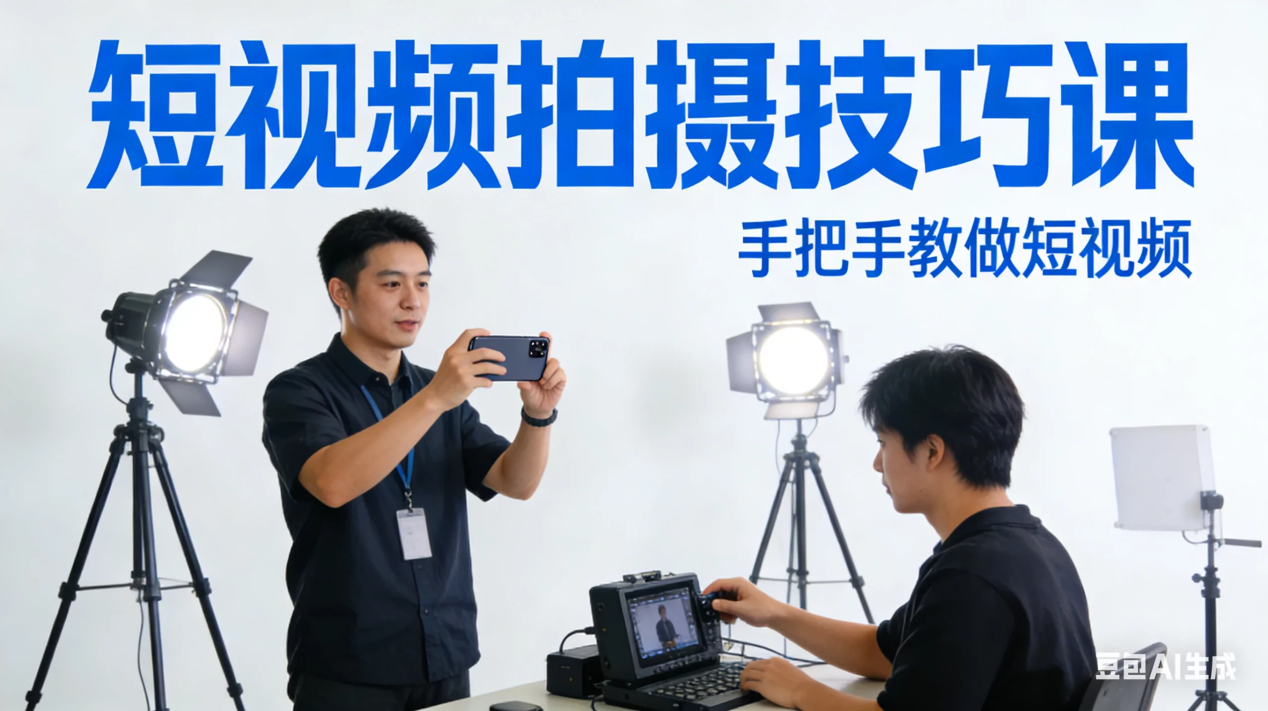 【精】短视频拍摄技巧课，手把手教做短视频-项目资料商城