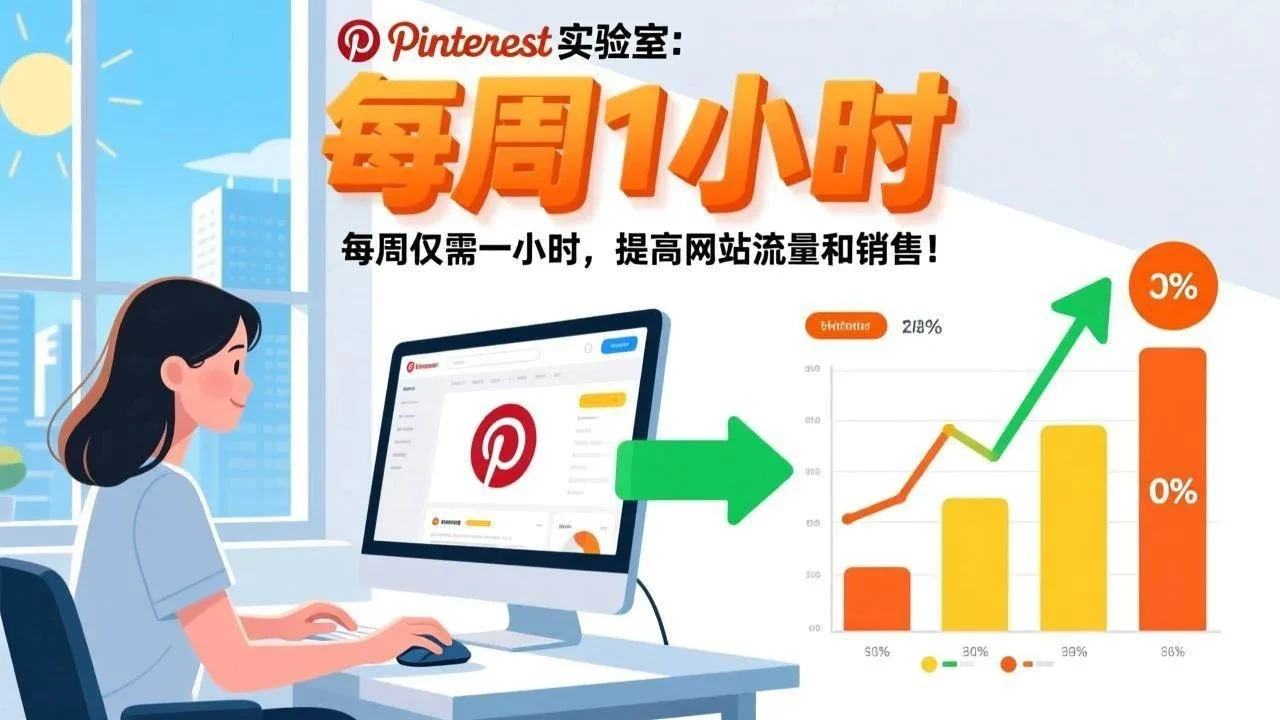 【精】Pinterest实验室：每周仅需一小时，提高网站流量和销售！-项目资料商城